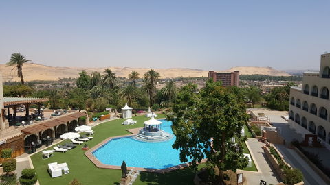 Basma hotel in Aswan tijdens Nijlcruise van Luxor naar Aswan