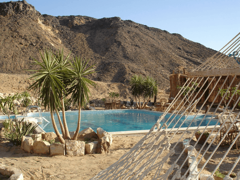 Qasr El Bawity hotel Bahariya Oase | Westelijke Woestijn reis Kingfisher Tours Egypte