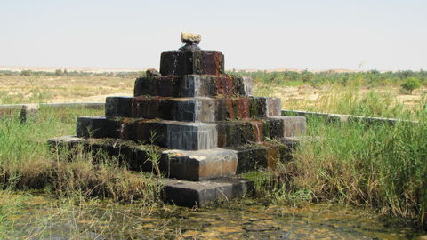 Heetste warmwaterbron in El Qara in de Siwa oase