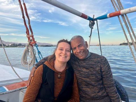 Miriam Kok en Bakr Mahmoud: Oprichters reisorganisatie Kingfisher Tours Egypte
