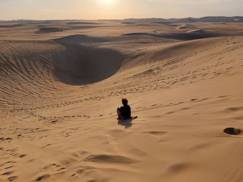 Sandboarden Siwa oase Egypte | Kingfisher Tours