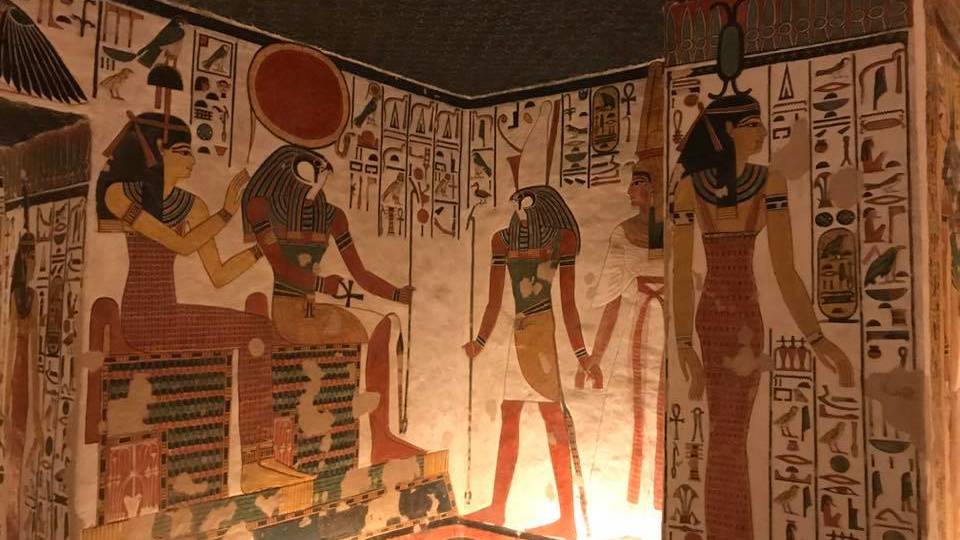 Nefertari tombe in de Vallei der Koninginnen - Luxor, Egypte