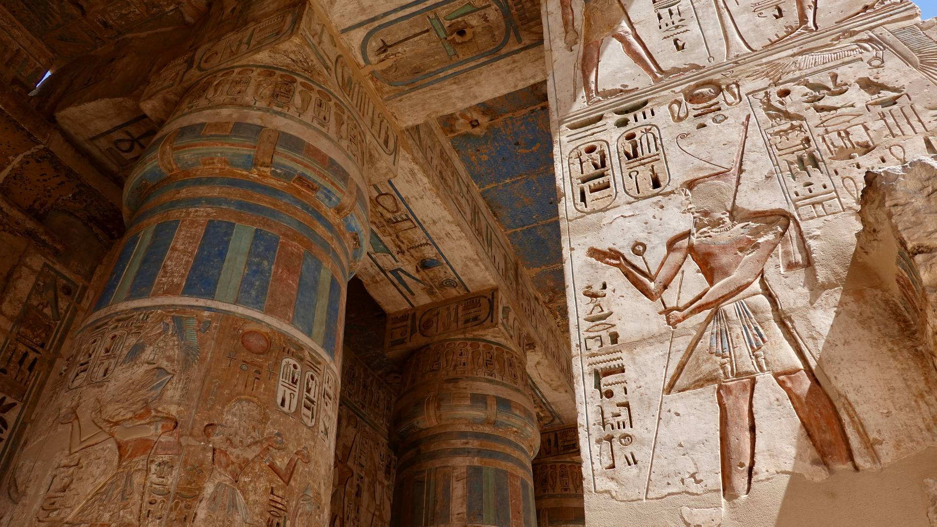 Medinet Habu: bijzondere tempel in Luxor Egypte