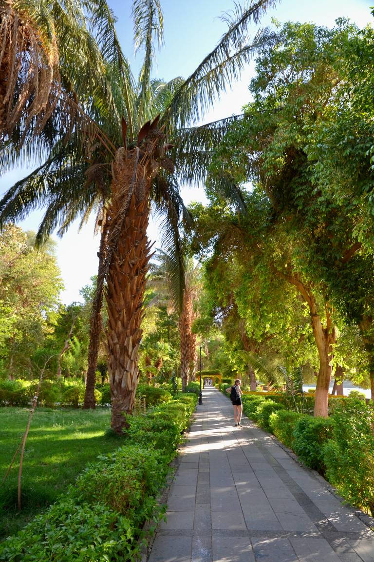 Botanische tuin Aswan eilandentour staand