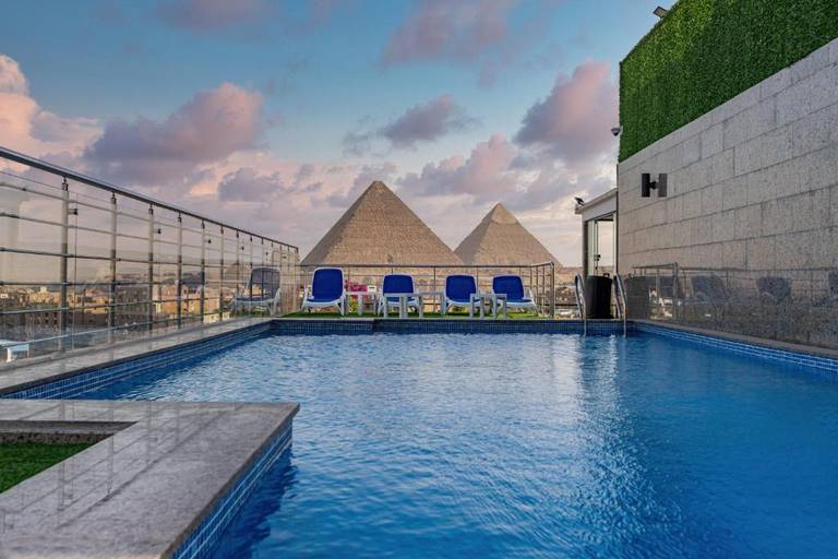 Pyramid Yard hotel Caïro met zwembad | Kingfisher Tours Egypte